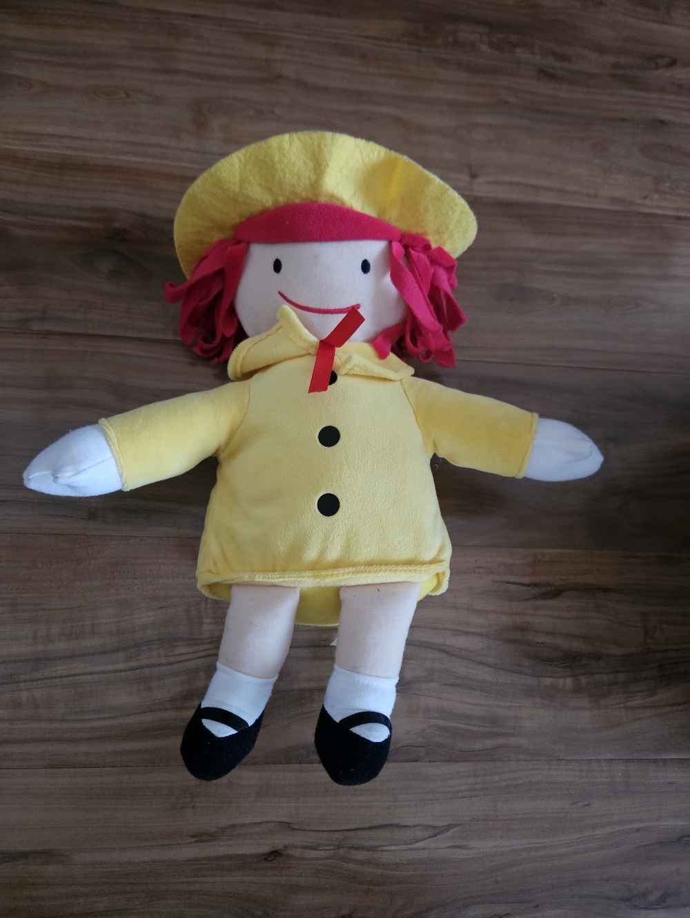 Yellow Raincoat Madeline Doll Plush Toy - Soft Kids Doll